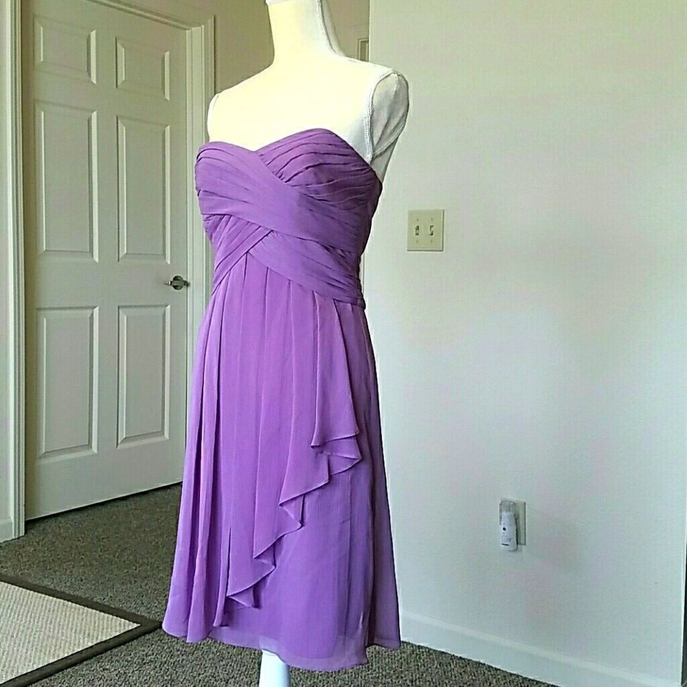 DAVIDS BRIDAL ESTRAPLE DRESS 3x60